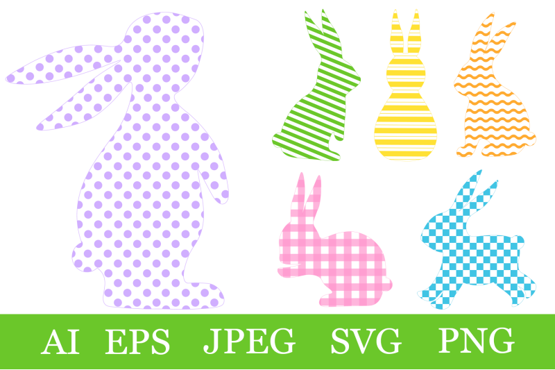 easter-bunny-ornament-easter-bunny-svg-bunny-silhouettes