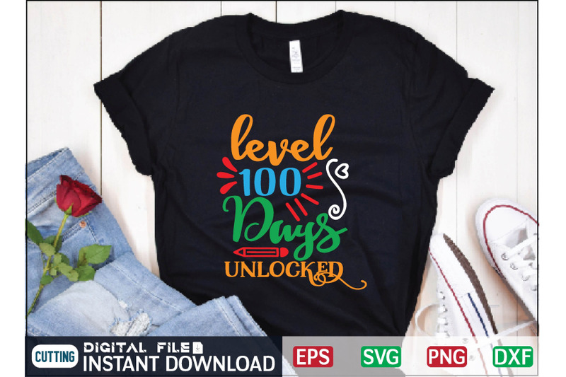 level-100-days-unlocked-svg