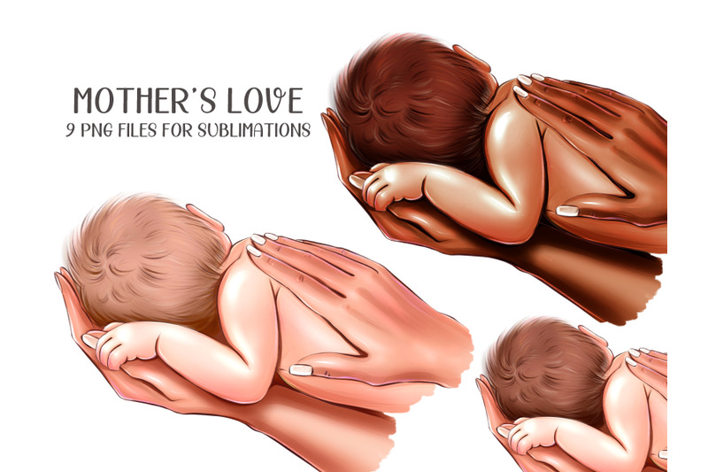 newborn-baby-and-mother-039-s-hands-clipart-9-png