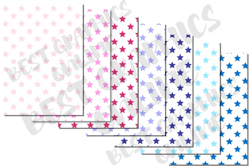 stars-background-pattern-digital-papers-striped-papers-pack