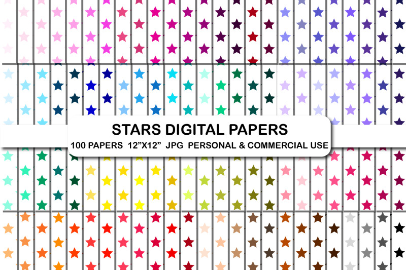 stars-background-pattern-digital-papers-striped-papers-pack