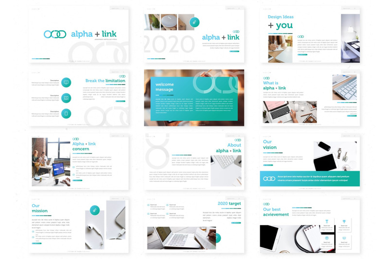 alphalink-google-slide-template