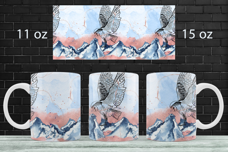 landscape-mug-wrap-woodland-mug-sublimation-wild-mug-design