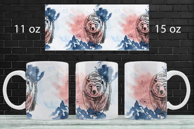 landscape-mug-wrap-woodland-mug-sublimation-wild-mug-design