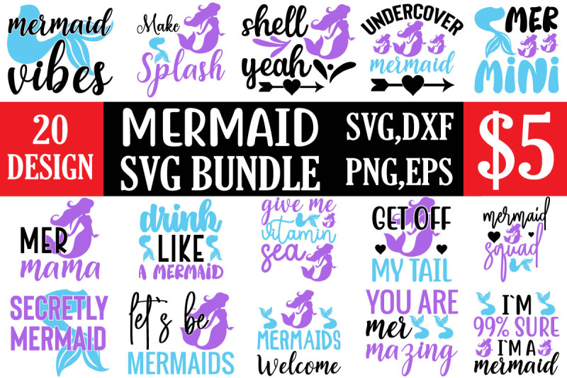 mermaid-svg-bundle