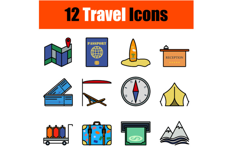 travel-icon-set