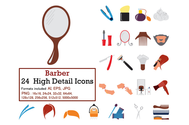 barber-icon-set