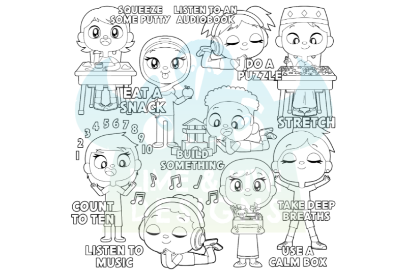 calming-strategies-kids-digital-stamps