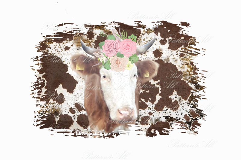 highland-cow-png-cow-png-highland-cow-clipart-cow-with-flowers-cow