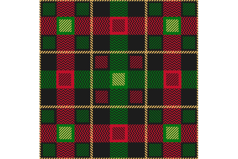 green-red-scottish-seamless-pattern