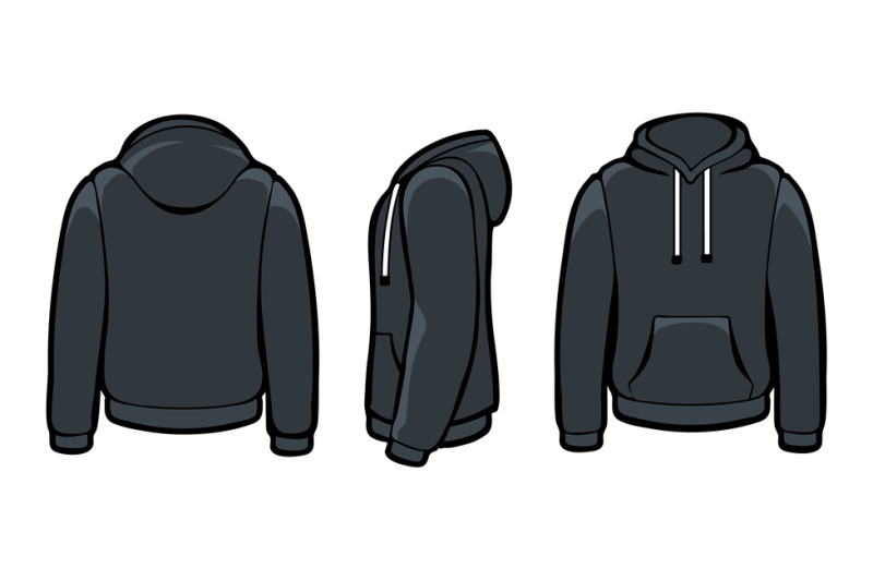 black-hoody-sweatshirts