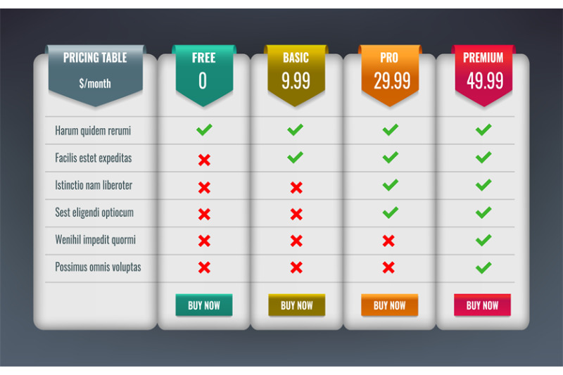 comparative-price-table