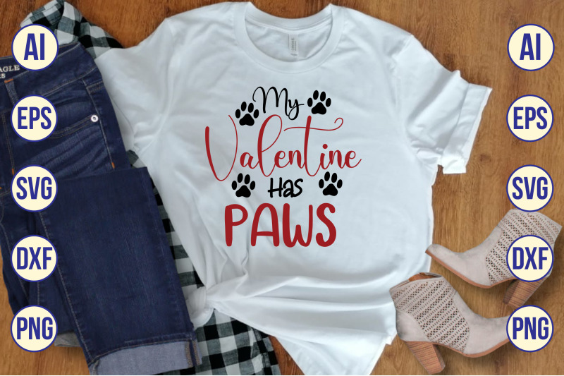 my-valentine-has-paws-svg