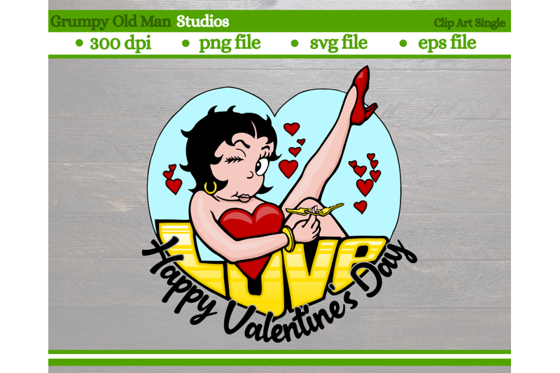 1930s-classic-cartoon-character-with-long-legs-valentines-day