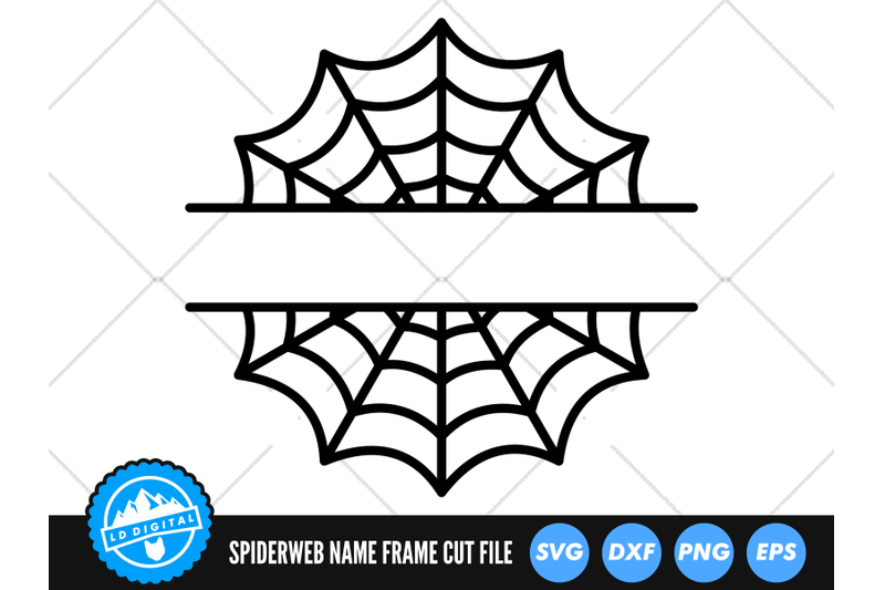 spiderweb-split-frame-svg-spider-web-cut-file-halloween-svg