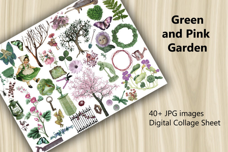 digital-scrapbooking-kit-garden-set