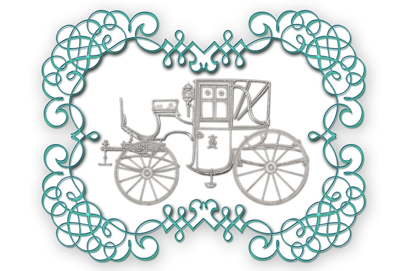 digital-scrapbooking-kit-wedding-carriage