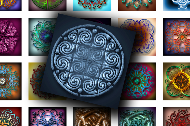 digital-collage-sheet-celtic-motives