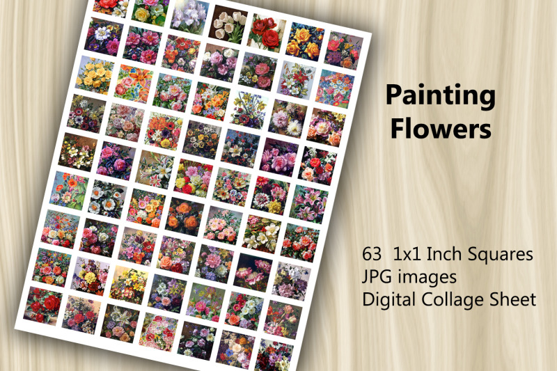 digital-collage-sheet-painting-flowers