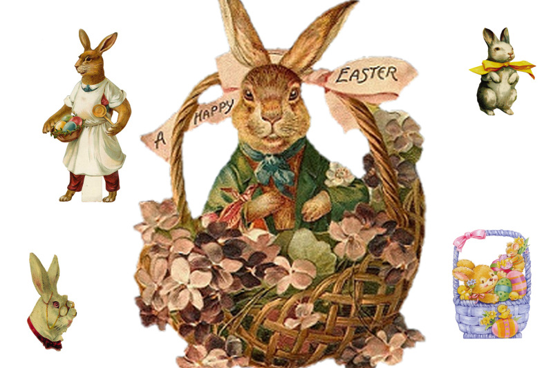 digital-scrapbooking-kit-vintage-rabbits