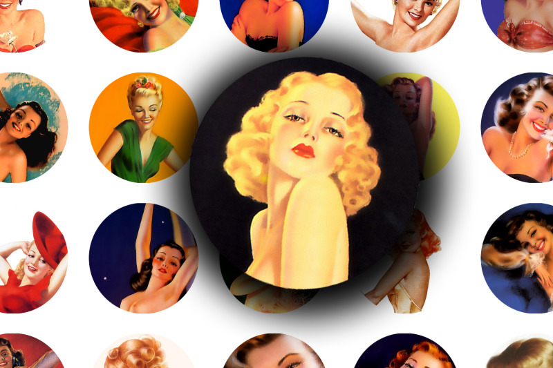 digital-collage-sheet-pin-up-girls