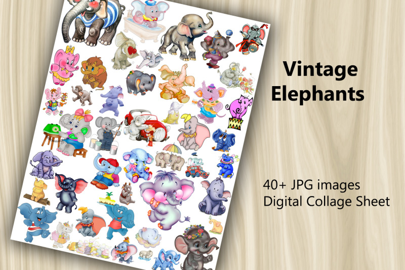 digital-scrapbooking-kit-vintage-elephants