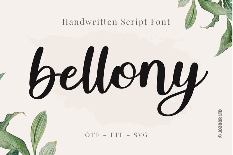 bellony-handwritten-script-font