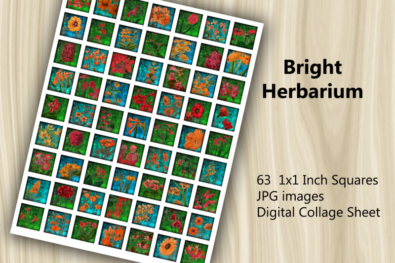 digital-collage-sheet-bright-herbarium