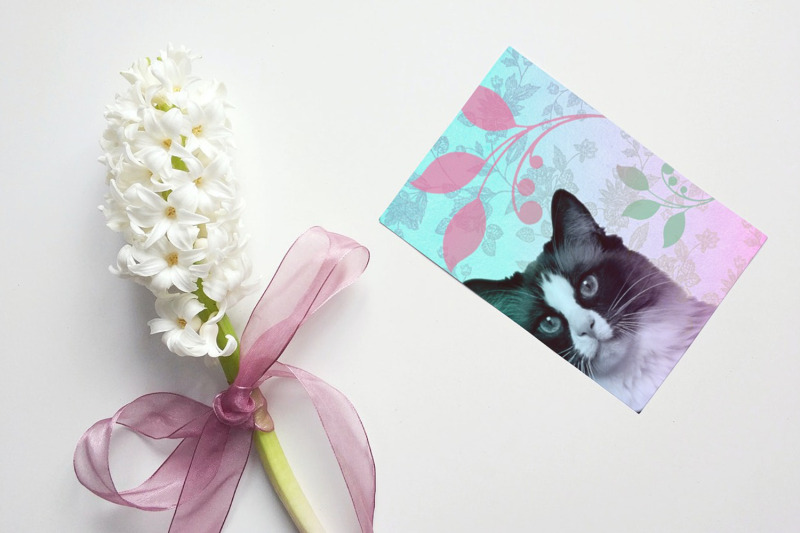 aceo-digital-collage-sheet-romantic-cats