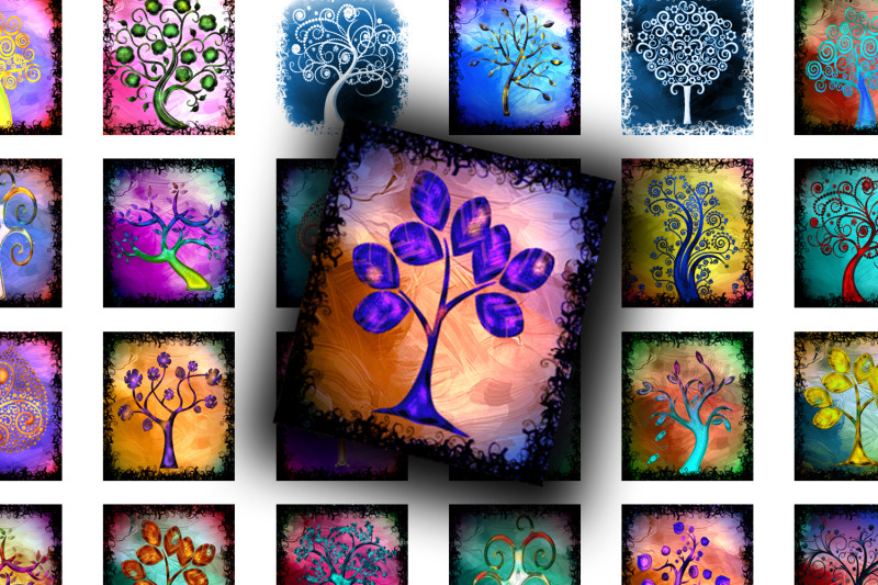 digital-collage-sheet-curl-trees