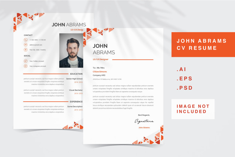 john-abrams-cv-resume-template