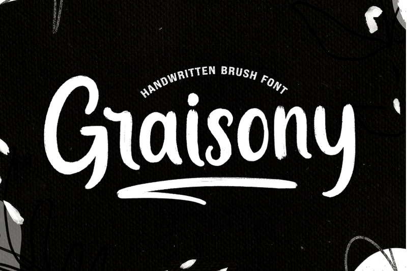 graisony-handwritten-brush-font