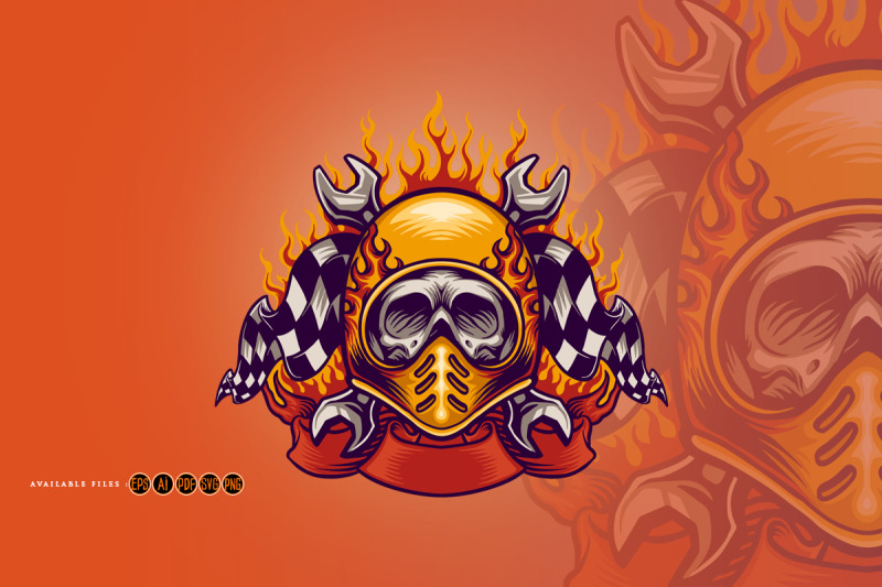 skull-bikers-head-logo-mascot