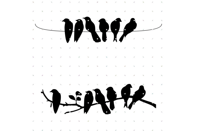 birds-on-a-wire-svg-clipart