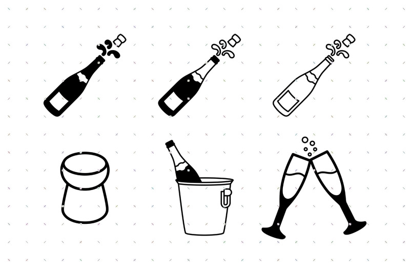 champagne-svg-clipart