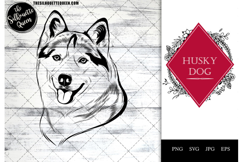 husky-dog-funny-head-vector