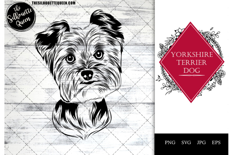 yorkshire-terrier-dog-funny-head-vector