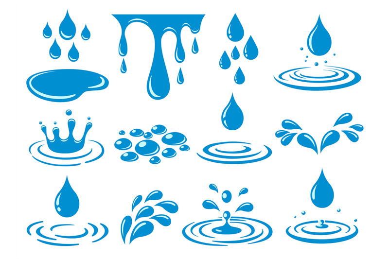 cartoon-water-drop-splash