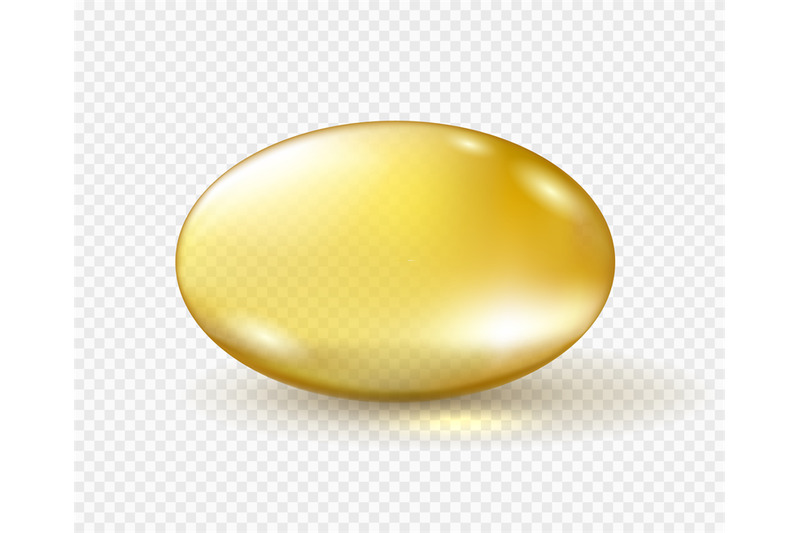 oil-capsule-on-transparent-background