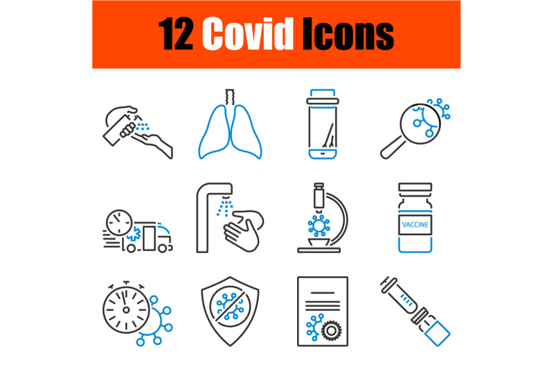 covid-icon-set