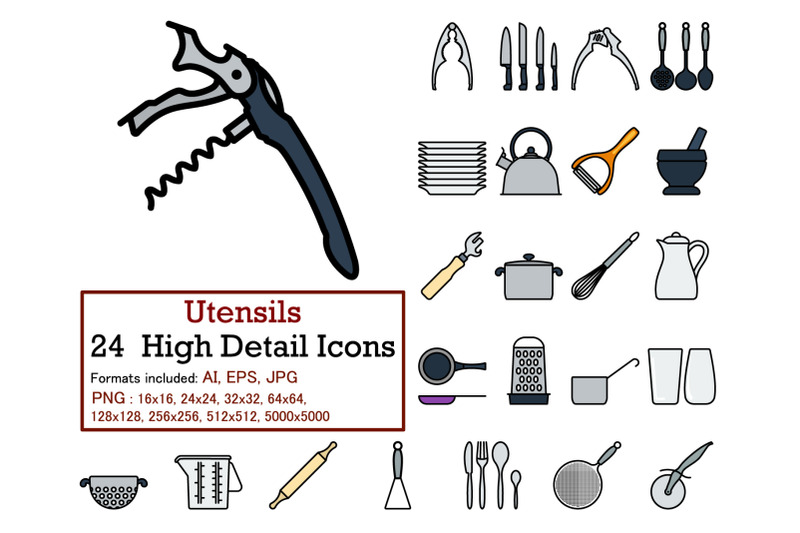 utensils-icon-set