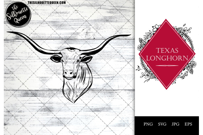 texas-longhorn-cow-funny-head-portrait-sketch-vector