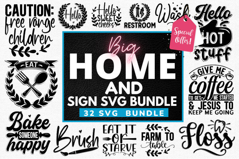 home-amp-sign-svg-bundle