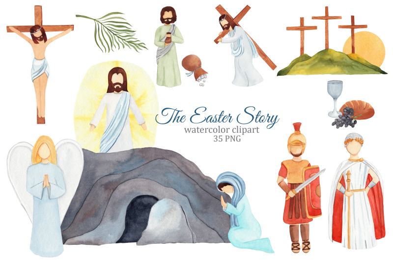 religious-easter-clipart-the-easter-story-jesus-risen-cross-png-bi