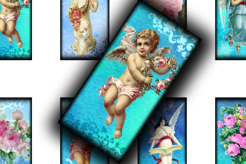 digital-collage-sheet-vintage-angels