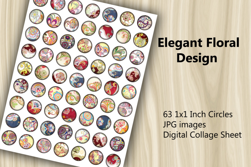 digital-collage-sheet-elegant-floral