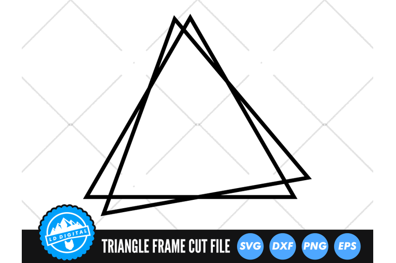 triangle-frame-svg-triangle-border-cut-file-triangle-monogram-svg