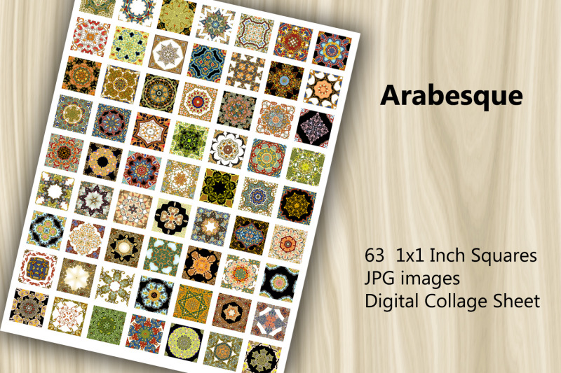 digital-collage-sheet-arabesque