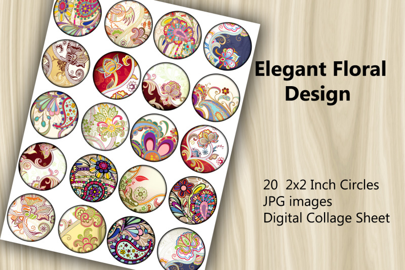 digital-collage-sheet-elegant-floral-design