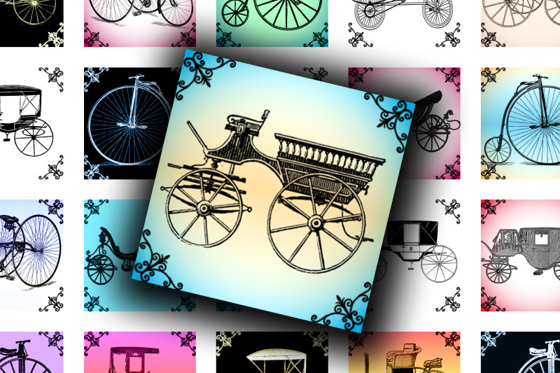 digital-collage-sheet-vintage-carriage